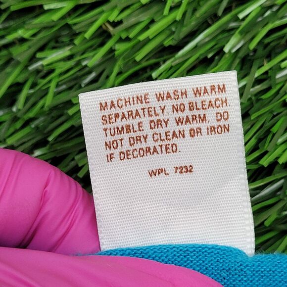 Vintage 80s Army Wife Cropped Shirt Womens XL 22x18 Blue - Picture 7 of 12